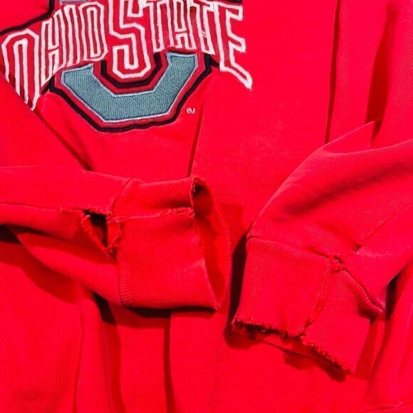 Vintage Champion Ohio State Embroidered Crewneck Sweater - Picture 6 of 8